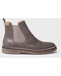 Toni Pons - Snake-Effect Leather Boot - Lyst