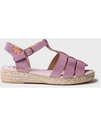 Toni Pons - Suede Fisherman Sandal - Lyst