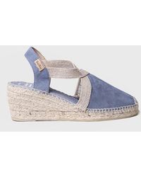 Toni Pons - Suede Espadrilles With Elastics - Lyst