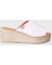 Toni Pons - Slingback Leather Espadrilles - Lyst