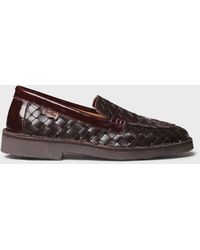 Toni Pons - Woven Leather Loafer - Lyst