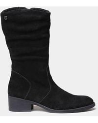 Toni Pons - Split Leather Ankle Boot With Crinkled Effect - Lyst