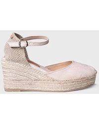 Toni Pons - Linen Wedge Espadrilles - Lyst
