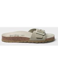 Toni Pons - Bio Sandal With Buckle And Cork Sole - Lyst