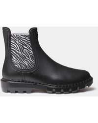 Toni Pons - Rain Boots With Animal Print Side Elastic Bands - Lyst