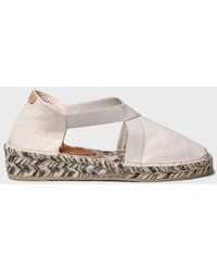 Toni Pons - Flat Espadrilles With Elastics And Multicoloured Sole - Lyst