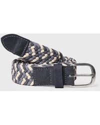 Toni Pons - Fabric And Leather Belt - Lyst