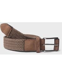 Toni Pons - Fabric And Leather Belt - Lyst