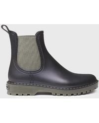 Toni Pons - Rain Boot With Contrasting Elastic Panels - Lyst