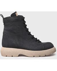 Toni Pons - Nubuck Leather Boot With Laces - Lyst