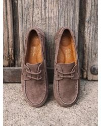 Toni Pons - Suede Boat Shoes With Leather Laces - Lyst