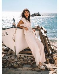 Toni Pons - High Wedge Espadrille With Ribbons - Lyst