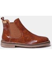 Toni Pons - Patent Ankle Boot With Side Elastics - Lyst
