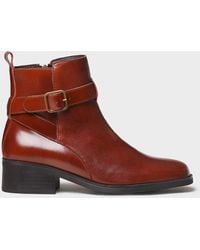 Toni Pons - Leather Ankle Boot With Buckle - Lyst