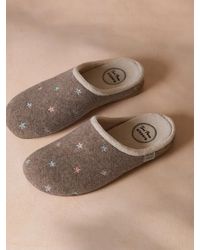 Toni Pons - Open Slipper With Glow-In-The-Dark Embroidery For - Lyst