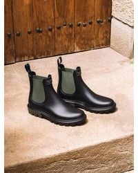 Toni Pons - Rain Boots With Contrasting Elastic Side Bands - Lyst