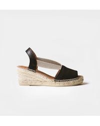 Toni Pons - Mid-Wedge Open-Back Leather Espadrille - Lyst