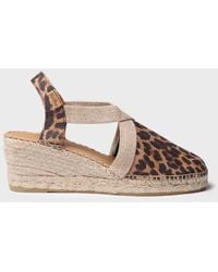 Toni Pons - Medium Wedge Leather Espadrilles - Lyst