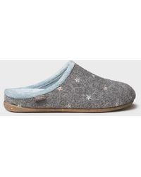 Toni Pons - Open Slipper With Glow-In-The-Dark Embroidery For - Lyst