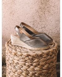 Toni Pons - Leather Wedge Espadrille For A Wider Fit - Lyst