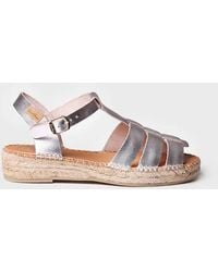 Toni Pons - Flat Leather Fisherman Sandals - Lyst
