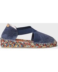 Toni Pons - Flat Espadrilles With Elastics And Multicoloured Sole - Lyst