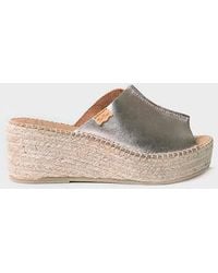Toni Pons - Slingback Leather Espadrilles - Lyst