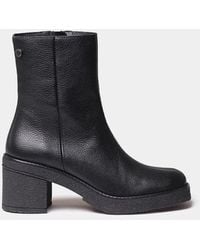 Toni Pons - Leather Ankle Boot With Platform And Block Heel - Lyst