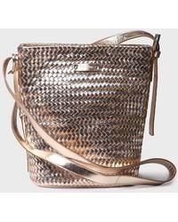 Toni Pons - Braided Leather Bucket Bag With Adjustable Strap - Lyst
