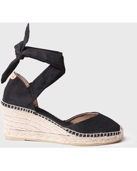 Toni Pons - Wedge Espadrilles With Ribbons - Lyst