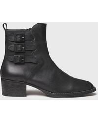 Toni Pons - Leather Ankle Boot With Buckles - Lyst