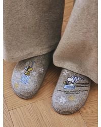 Toni Pons - Felt House Slipper With Snoopy Motif For - Lyst