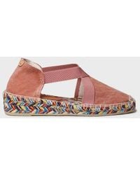 Toni Pons - Flat Espadrilles With Elastics And Multicoloured Sole - Lyst