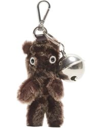 Acne Studios - Teddy Bear Keyring (Chocolate - Lyst