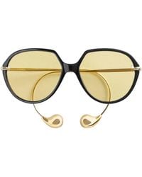Bottega Veneta - Drop Squared Sunglasses - Lyst