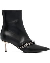 Coperni - Zip Ankle Leather Boot - Lyst