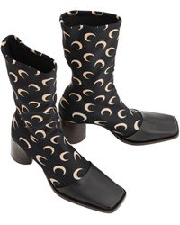 Marine Serre - All Over Moon Ankle Boots () - Lyst