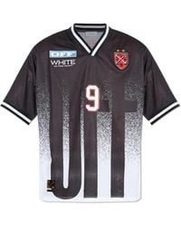 Off-White c/o Virgil Abloh - Big Off Gradient Soccer Short Sleeve T-Shirt - Lyst