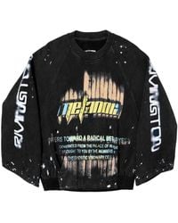THUG CLUB S War Victim Crewneck Sweatshirt in Black for Men | Lyst