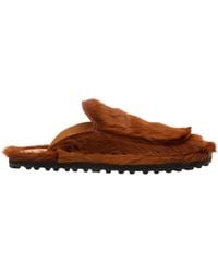 Dries Van Noten - Fur Slides () - Lyst