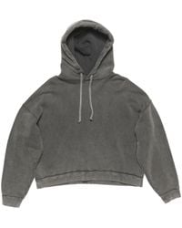 Acne Studios - Hooded Sweater With Logo Patch - Lyst