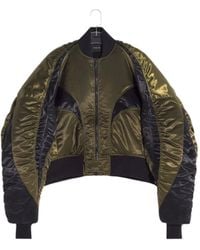 Mugler - Satin Bomber Jacket - Lyst