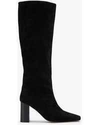 Tony Bianco - Flex Suede Dress Boot Calf - Lyst