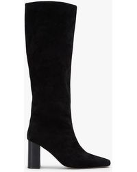 Tony Bianco - Flex Suede Dress Boot Calf - Lyst