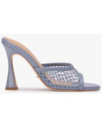 Tony Bianco - Vertigo Denim Mesh Dress Sandal - Lyst