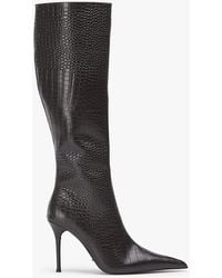 Tony Bianco - Izia Choc Croc Dress Boot Calf - Lyst