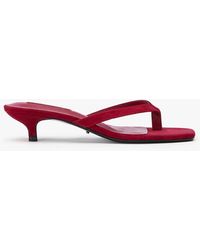 Tony Bianco - Annie Scarlet Suede Dress Sandal - Lyst