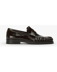 Tony Bianco - Libby Choc Crinkle Casual Flat - Lyst