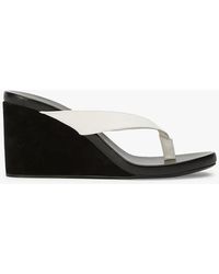 Tony Bianco - Avanti Milk Capretto/ Suede Casual Wedge - Lyst