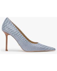 Tony Bianco - Niki Denim Python Dress Shoe - Lyst